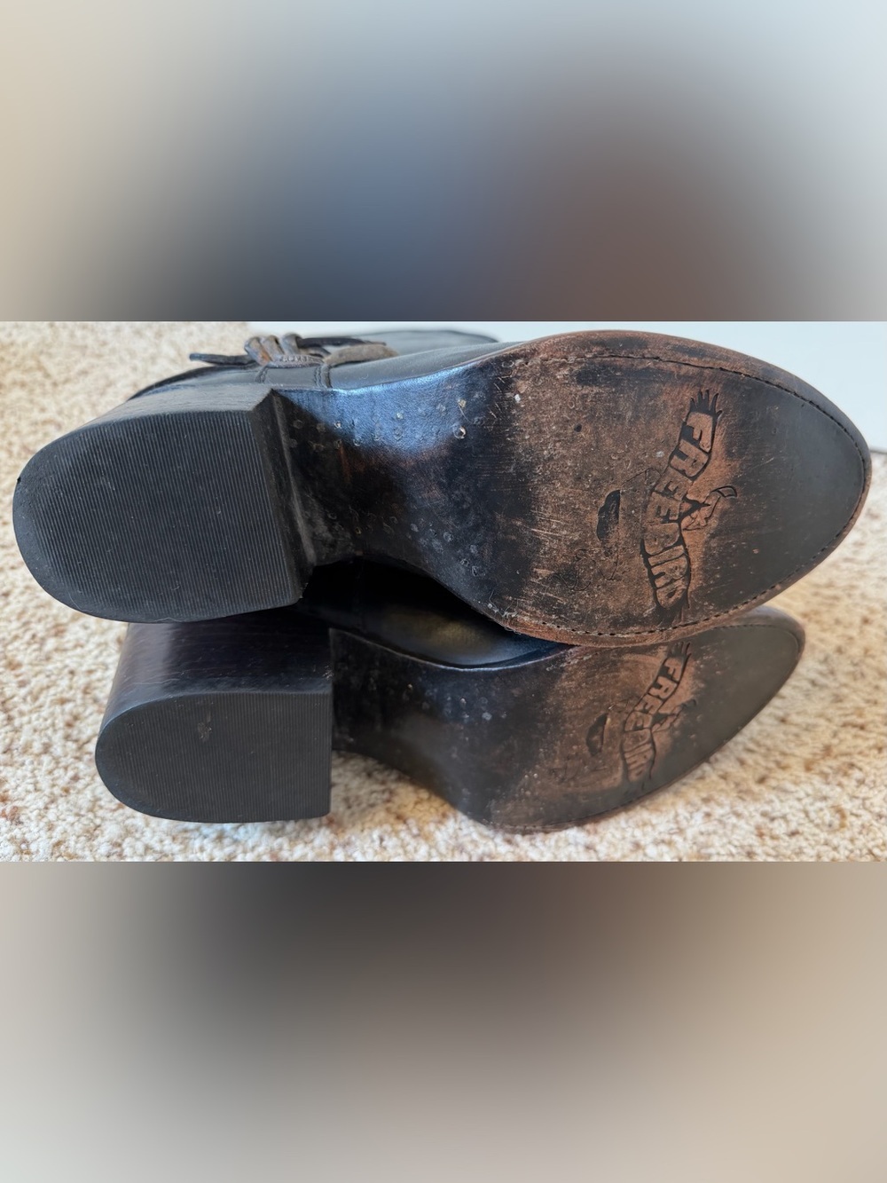 Freebird Pikes Handmade Leather Boots in Black, Size 9 - Picture 11 of 11